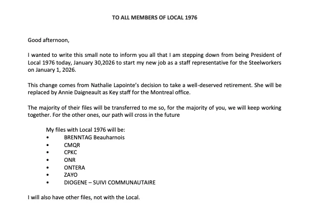 Direct Line - January 30, 2026